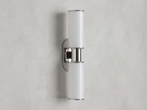 Harlin 2-Light Wall Sconce in Milk - Zonesus