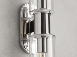 Harlin 2-Light Wall Sconce in Clear - Zonesus