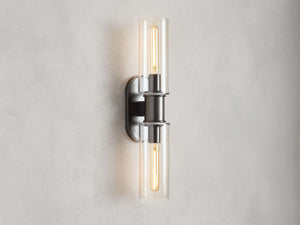 Harlin 2-Light Wall Sconce in Clear - Zonesus