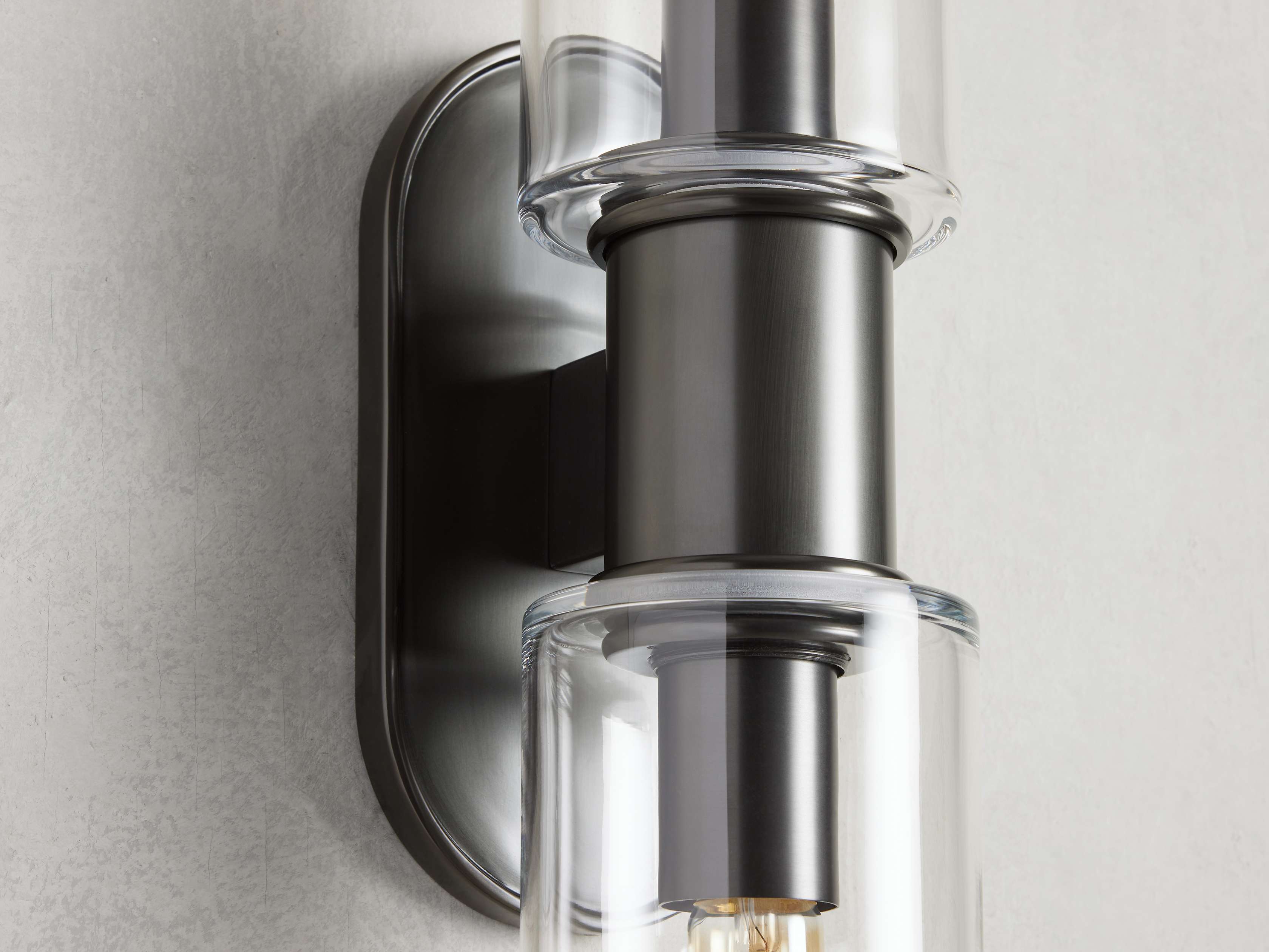 Harlin 2-Light Wall Sconce in Clear - Zonesus