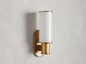 Harlin Wall Sconce in Milk - Zonesus