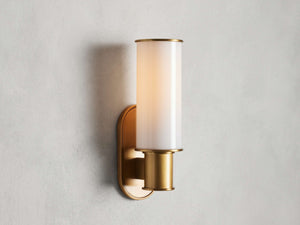 Harlin Wall Sconce in Milk - Zonesus