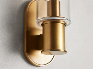 Harlin Wall Sconce in Clear - Zonesus