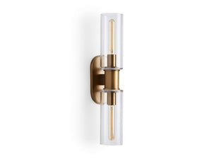Harlin 2-Light Wall Sconce in Clear - Zonesus