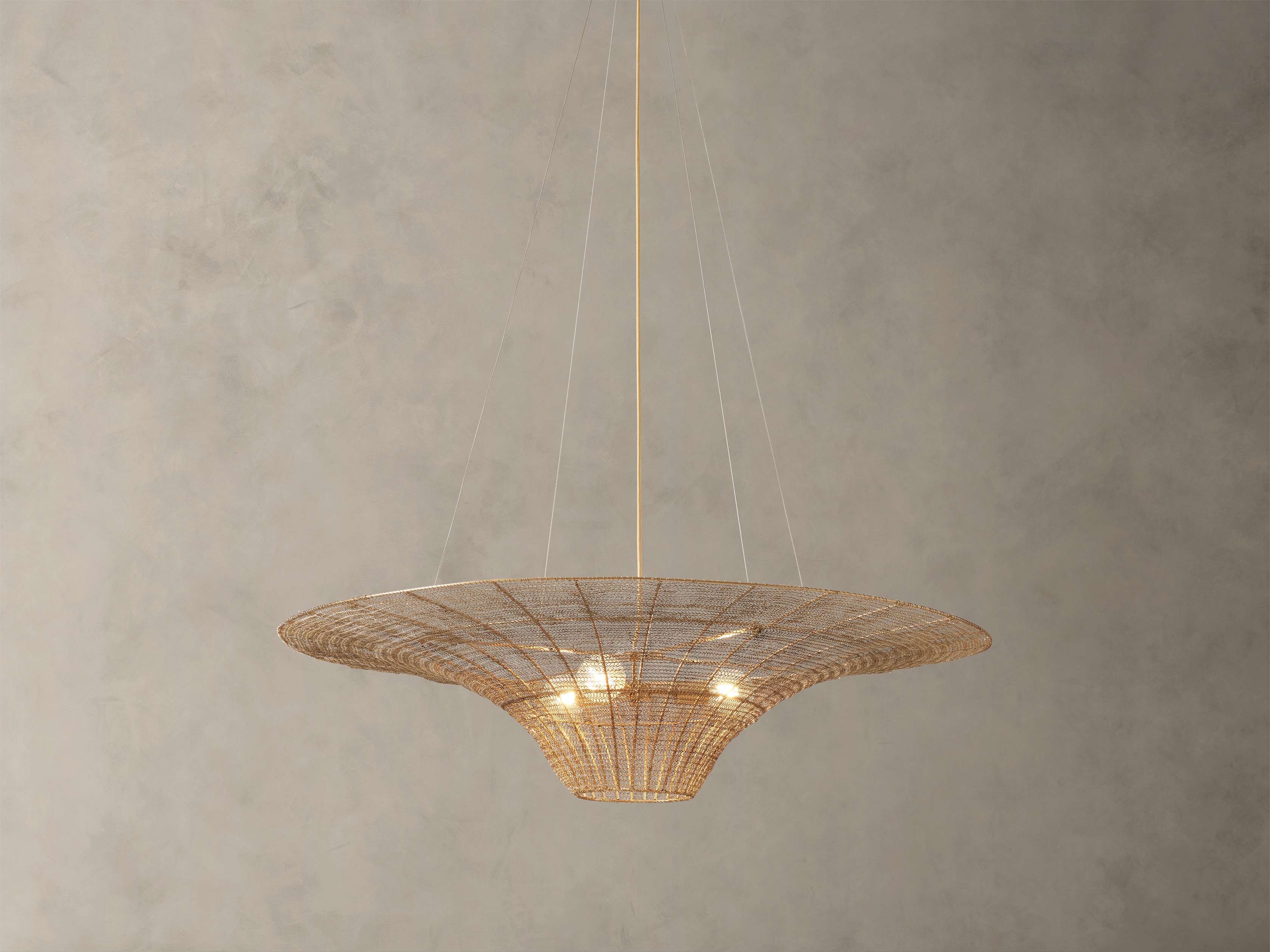 Mirza Caping Chandelier 48''D - Zonesus