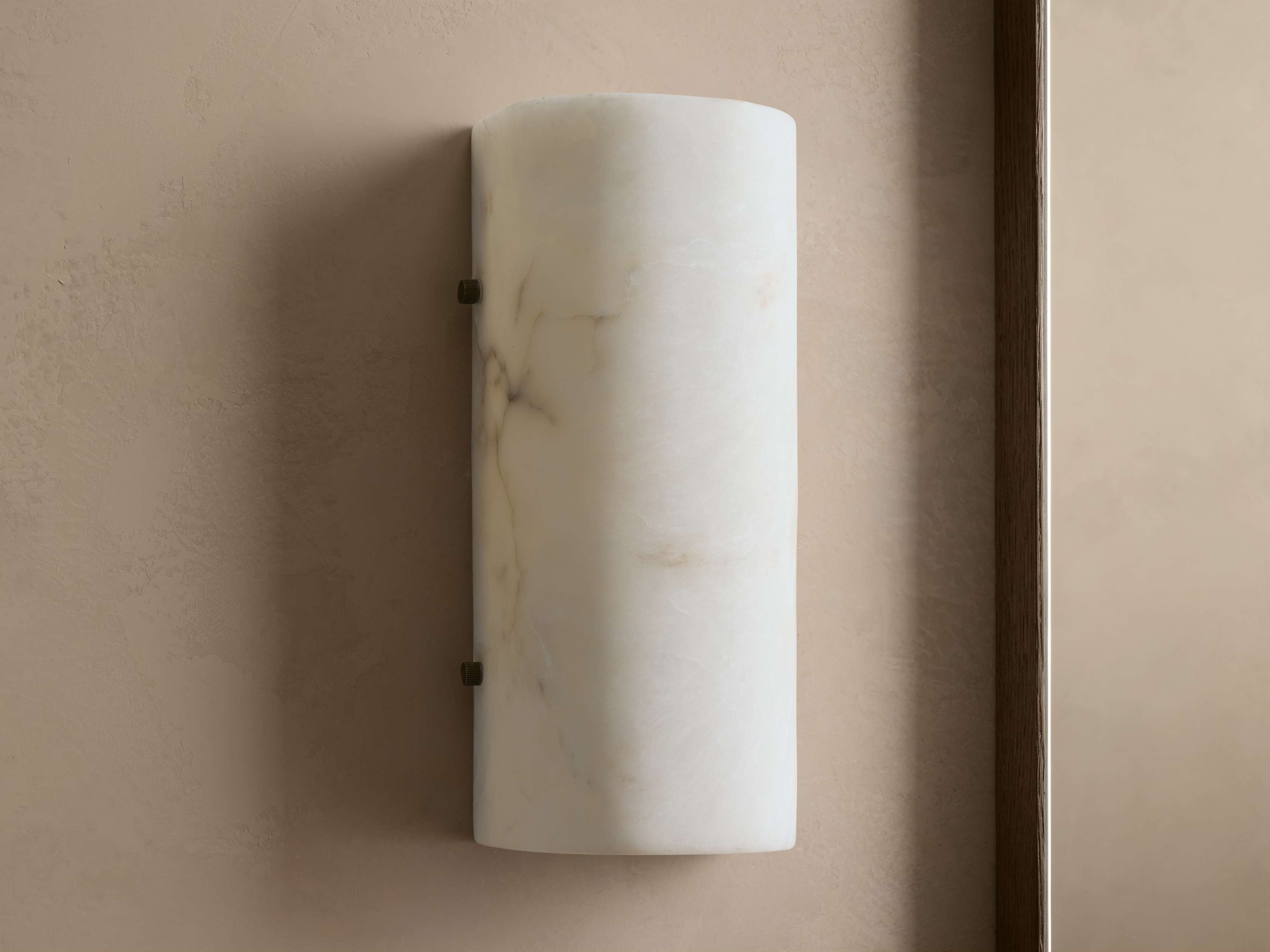 Chayla Alabaster Stone Sconce 12'' 18''H - Zonesus