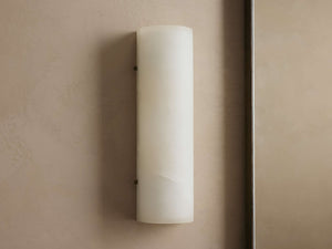 Chayla Alabaster Stone Sconce 12'' 18''H - Zonesus