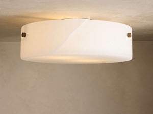 Chayla Alabaster Stone Flushmount - Zonesus