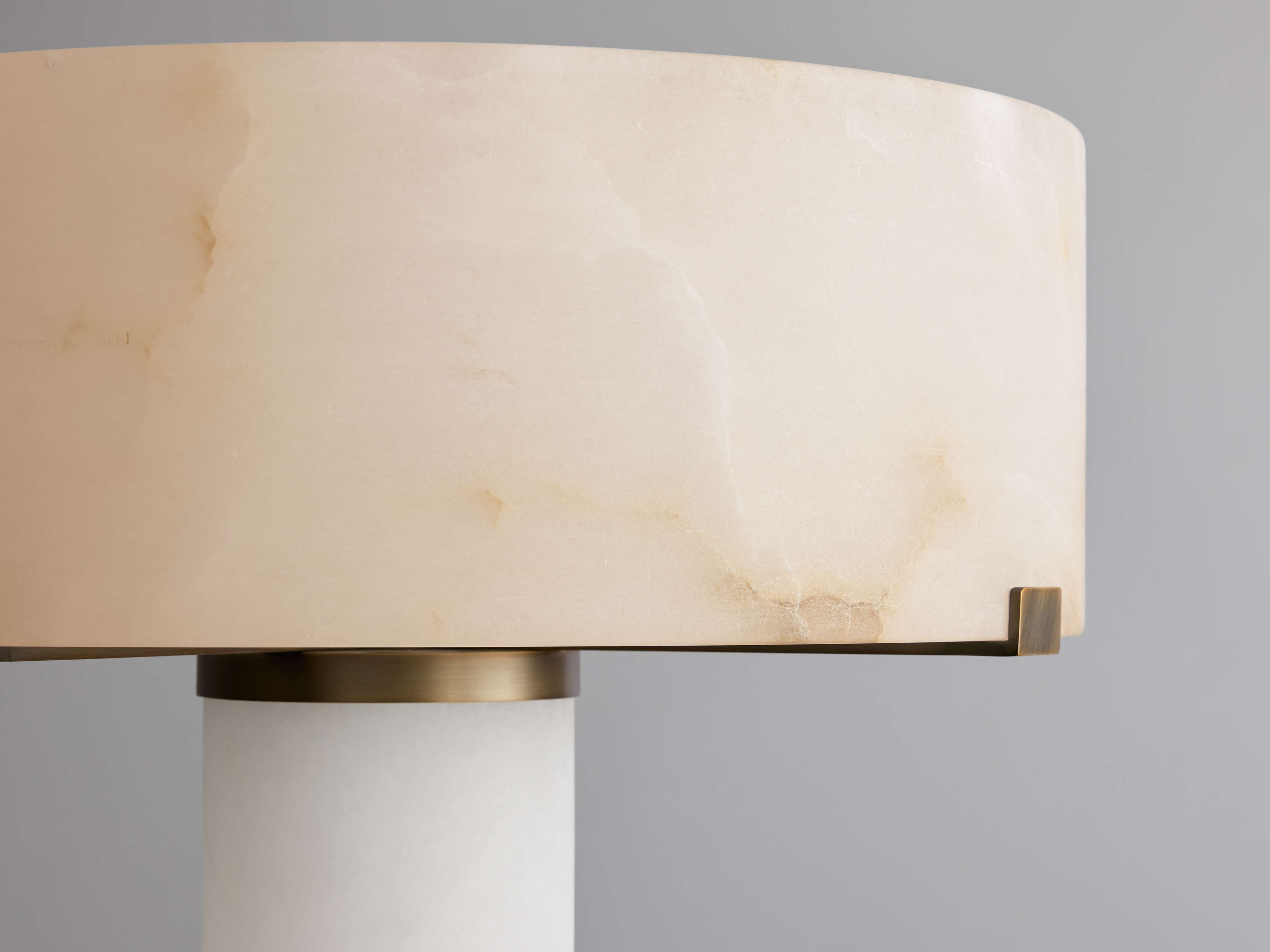 Chayla Alabaster Stone Floor Lamp 64''H - Zonesus