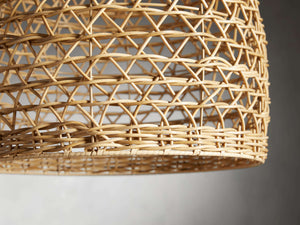 Braemar Wicker Outdoor Natural Pendant - Zonesus