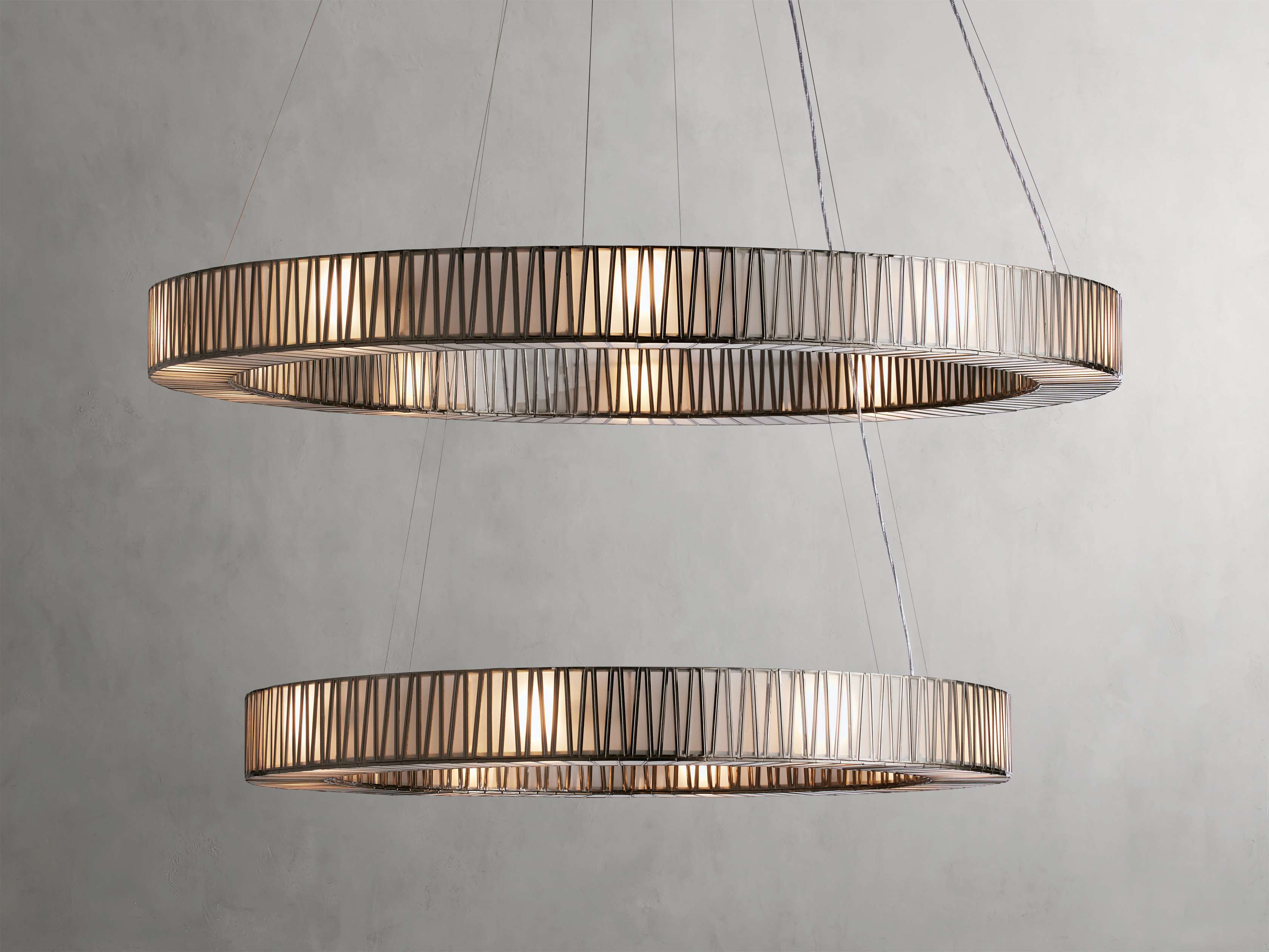 Jeunet 2-Tier Round Chandelier - Zonesus