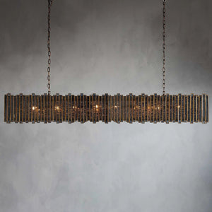Laila Rectangular Chandelier - Zonesus
