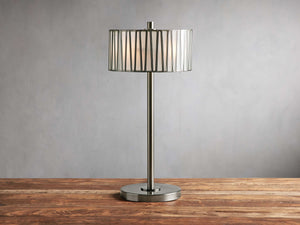Jeunet Table Lamp in Nickel - Zonesus