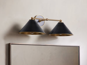 Arno 2-Light Wall Sconce - Zonesus