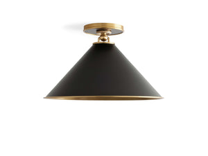 Arno Small Flushmount in Black - Zonesus