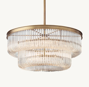 Bettina Crystal Large Pendant 30"D - Zonesus