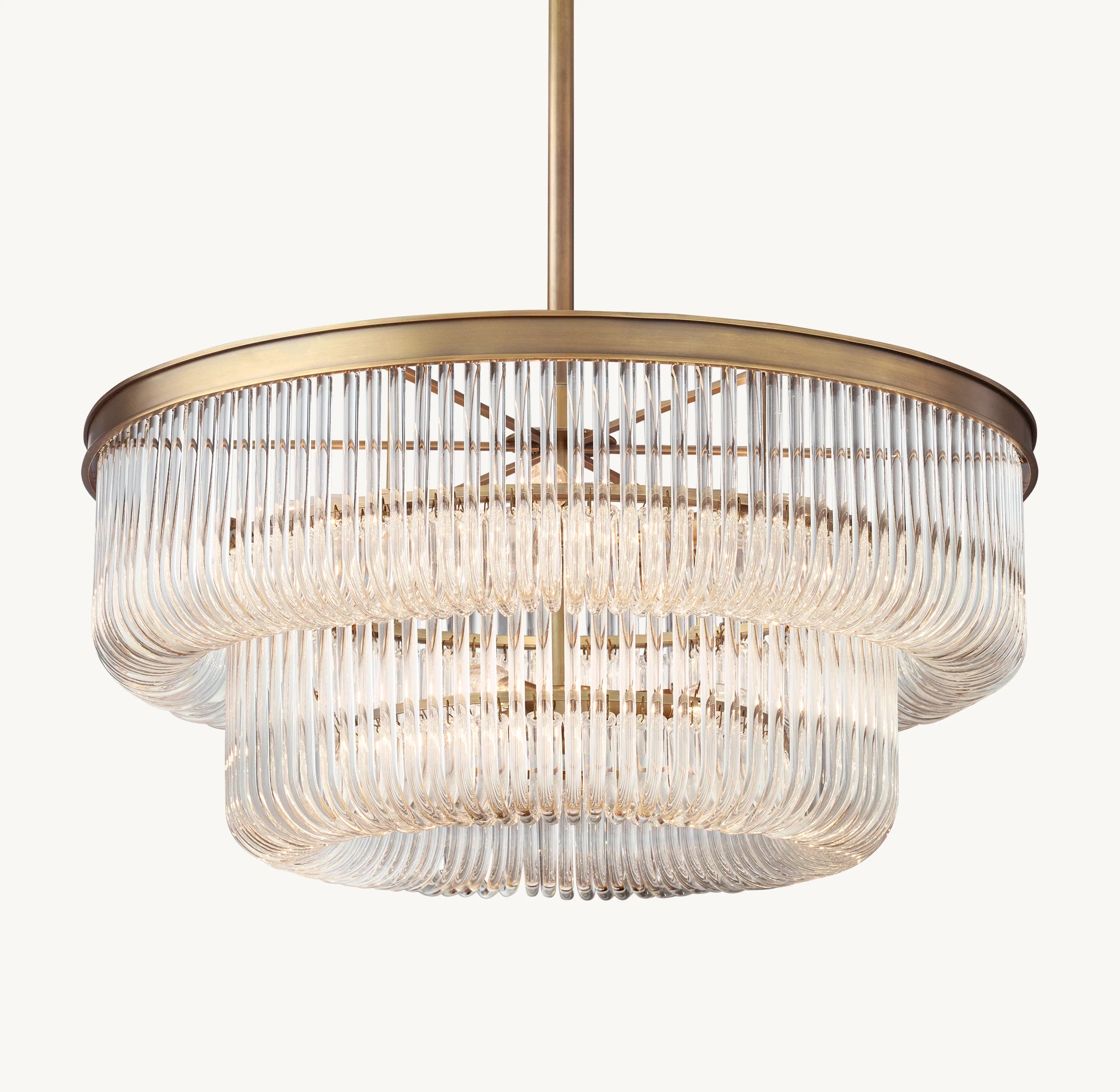 Bettina Crystal Large Pendant 30"D - Zonesus
