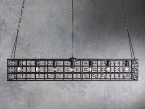 La Cage Rectangular Chandelier - Zonesus