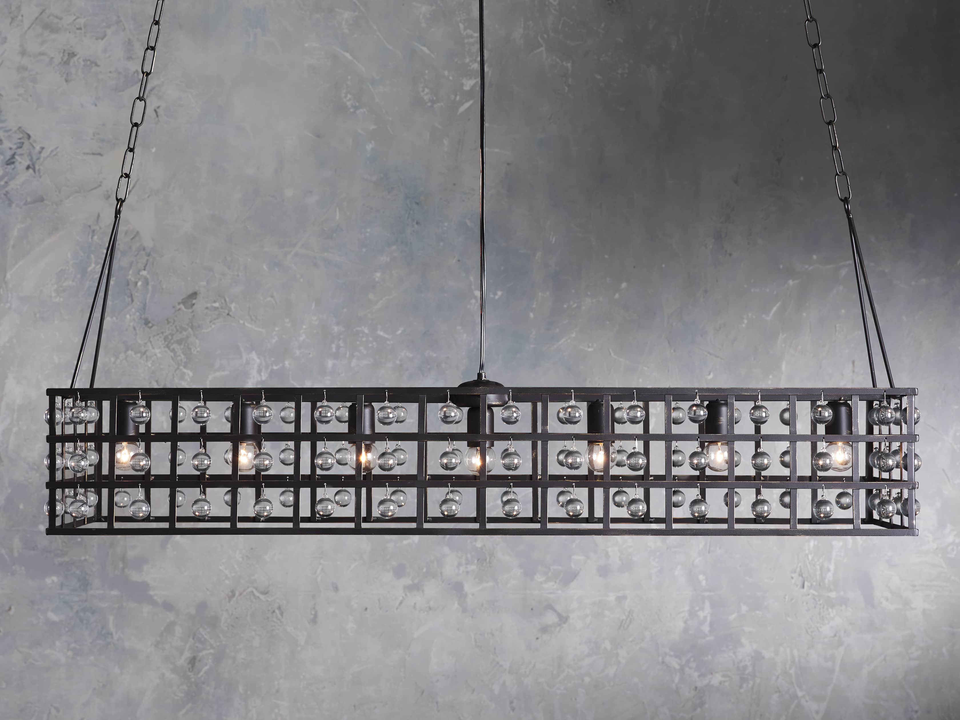 La Cage Rectangular Chandelier - Zonesus