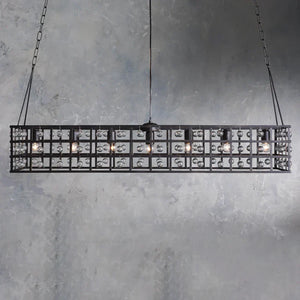 La Cage Rectangular Chandelier - Zonesus