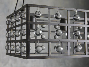 La Cage Rectangular Chandelier - Zonesus