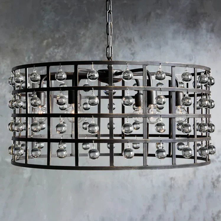 La Cage Round Chandelier - Zonesus