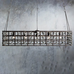 La Cage Rectangular Chandelier - Zonesus