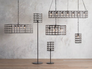 La Cage Rectangular Chandelier - Zonesus