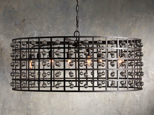 La Cage Round Chandelier - Zonesus