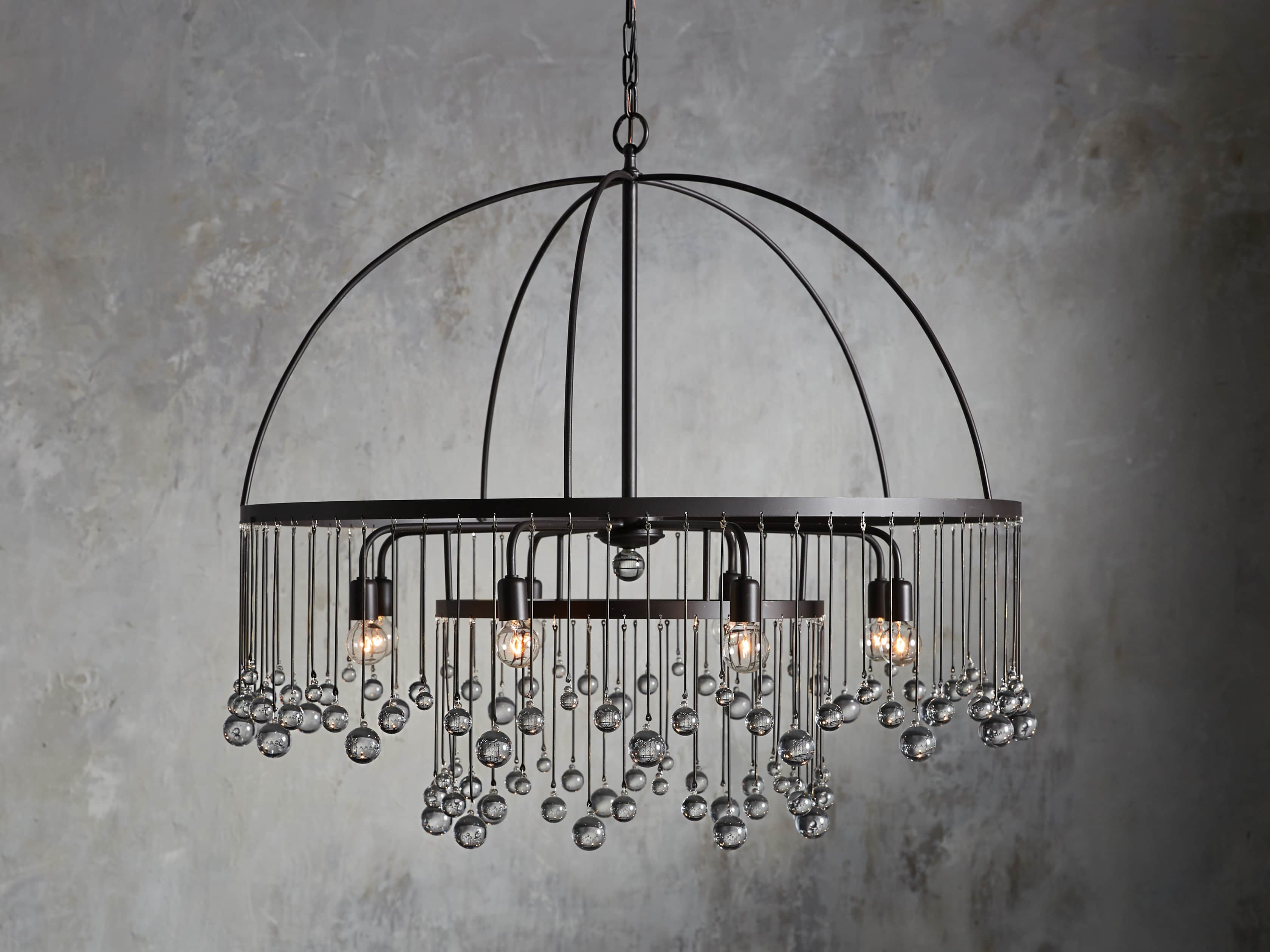 Aubrey 8-Light Round Chandelier - Zonesus