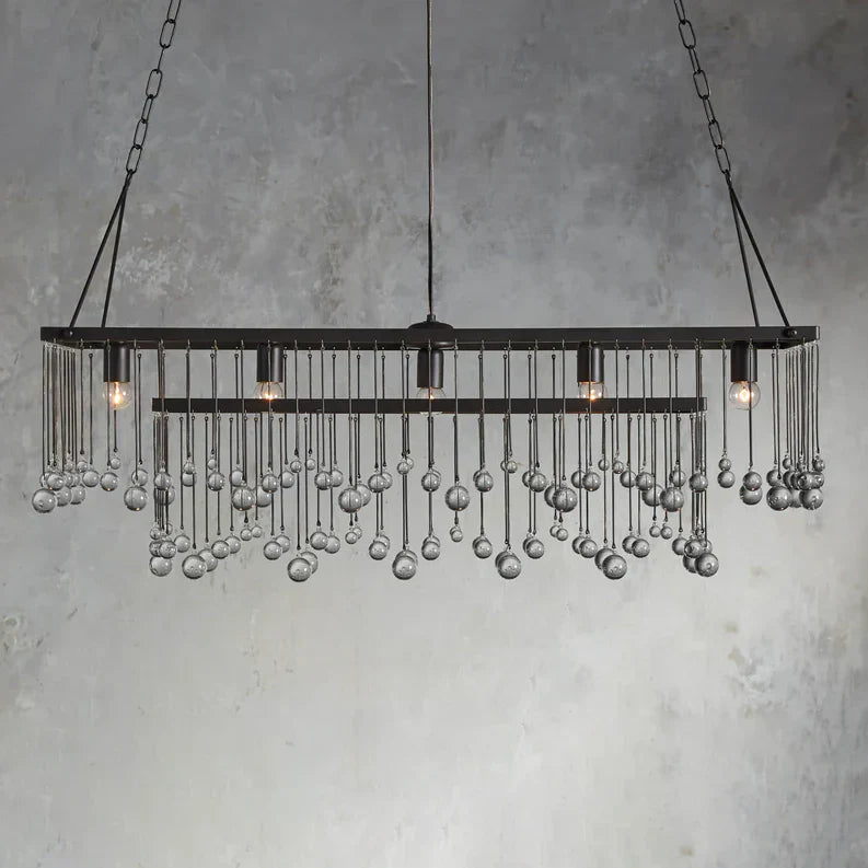 Aubrey Rectangular Chandelier - Zonesus