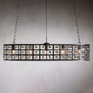 La Cage 5-Light Oval Chandelier - Zonesus