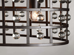 La Cage 5-Light Oval Chandelier - Zonesus