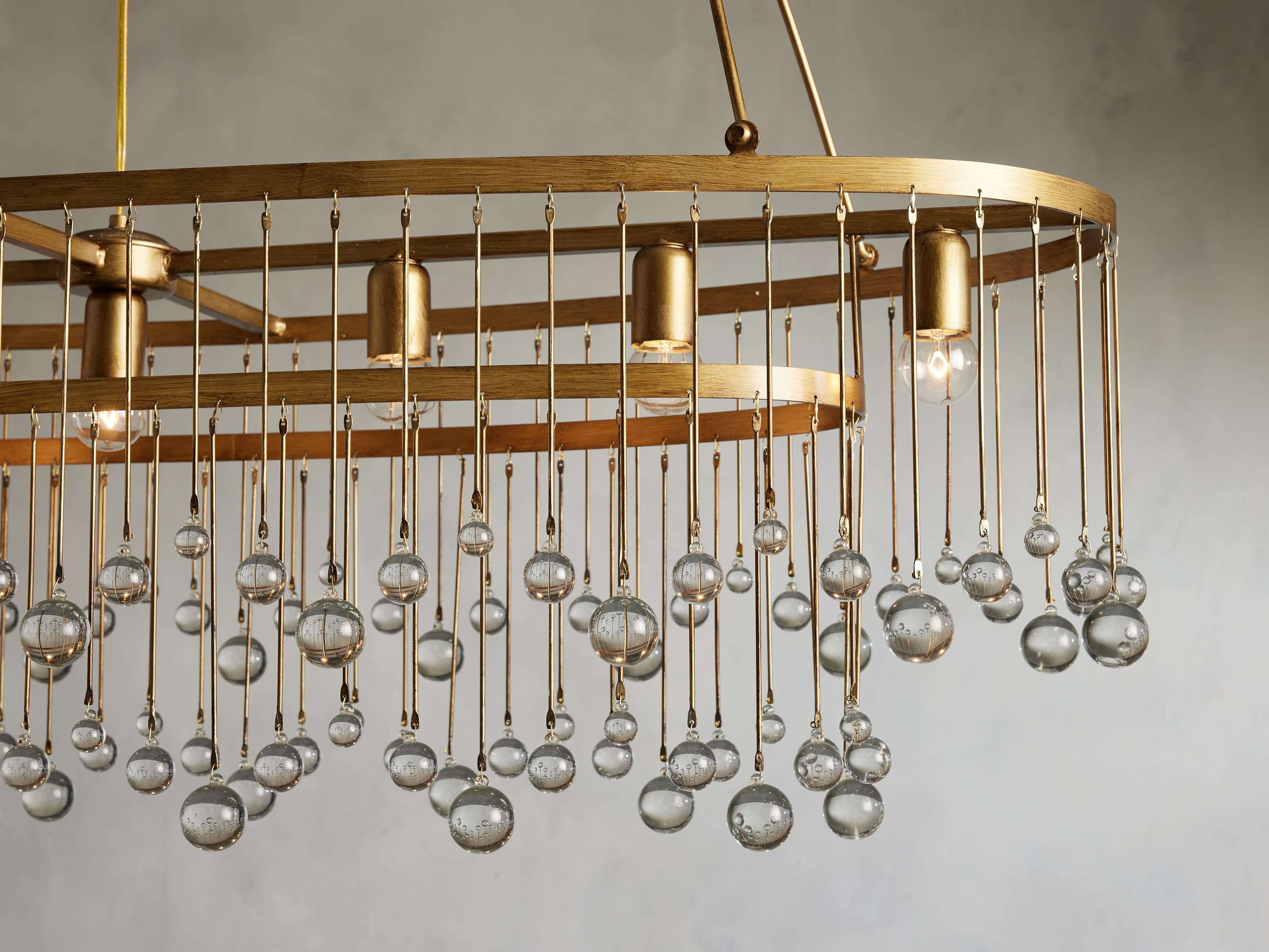 Aubrey 7 Light Oval Chandelier - Zonesus