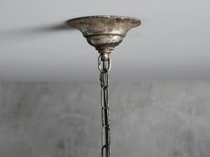 La Cage 12" Pendant in Silver Clay - Zonesus