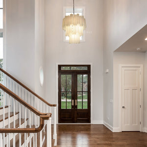 Murano Chandelier – 48 tubes – matte white - Zonesus