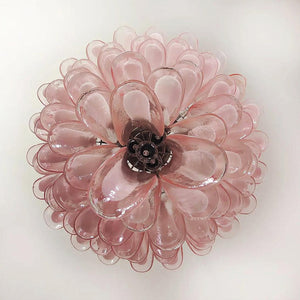 Murano Chandelier – 52 petals – Pink - Zonesus