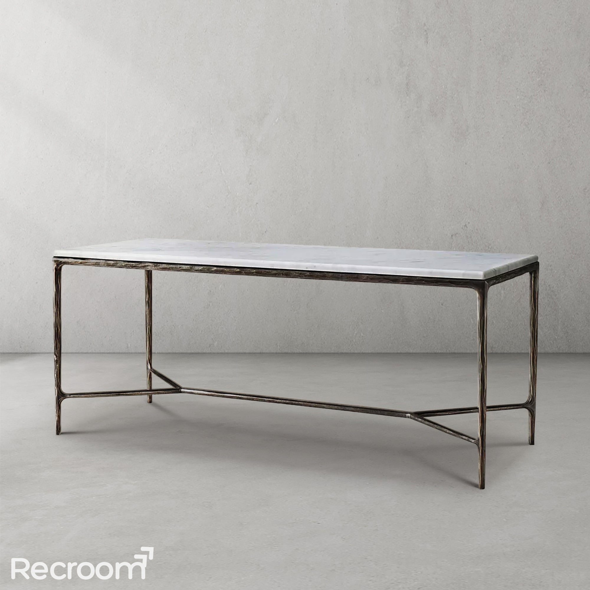 Thaddeo Marble And Grass Desk - Zonesus