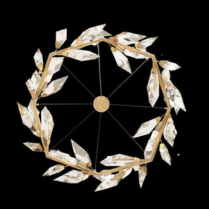 Addison 55" Round Crystal Chandelier - Zonesus