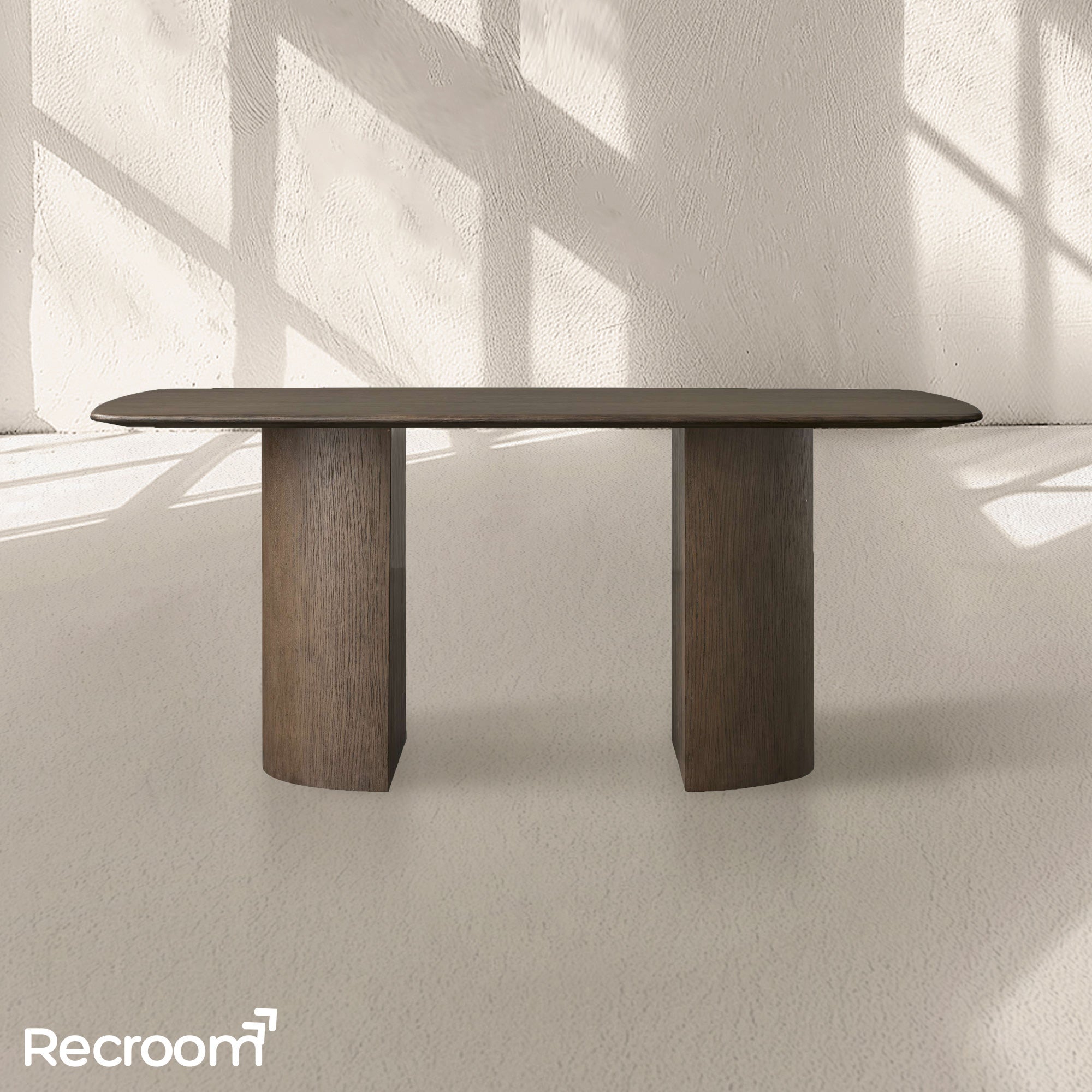 San Germani Wood Dining Table with Dauphine Base - Zonesus