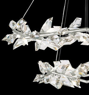 Addison 55" Round Crystal Chandelier - Zonesus