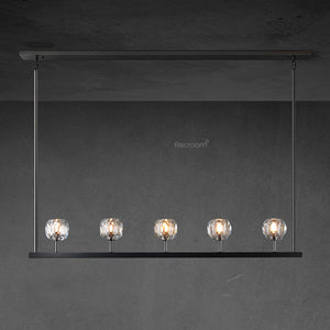 Boulew Crystal Linear Chandelier 48" - Zonesus