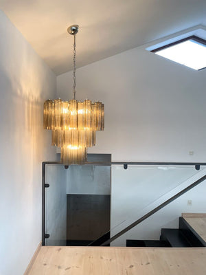 Murano Chandelier – 48 tubes – Smoked - Zonesus