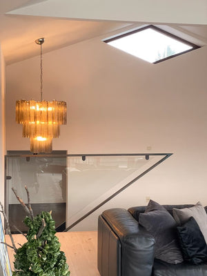 Murano Chandelier – 48 tubes – Smoked - Zonesus