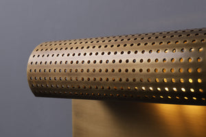 Scroll-I Wall Sconce Brass - Zonesus