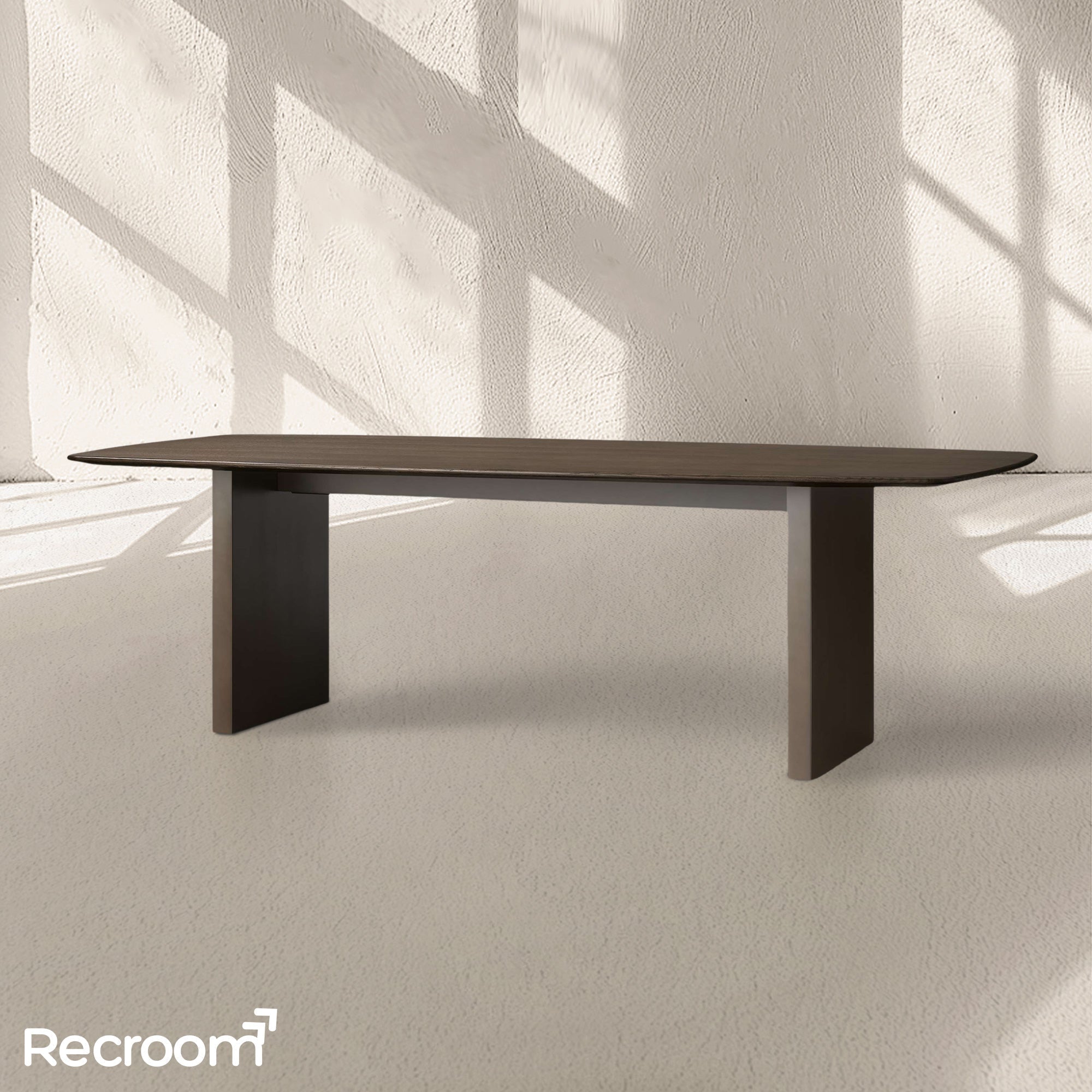 San Germani Wood Dining Table with Clement Base - Zonesus