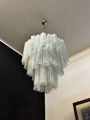 Murano Chandelier – 48 tubes – Alabaster White - Zonesus