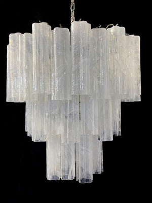 Murano Chandelier – 48 tubes – Alabaster White - Zonesus