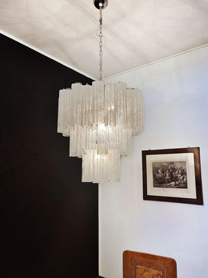 Murano Chandelier – 48 tubes – Alabaster White - Zonesus
