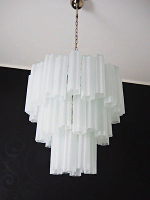 Murano Chandelier – 48 tubes – matte white - Zonesus